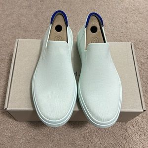 NWT Rothy’s City Slip-on Sneakers - Aquamarine